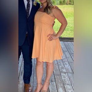 Gianni Bini Sleeveless Peach A-Line Summer Dress